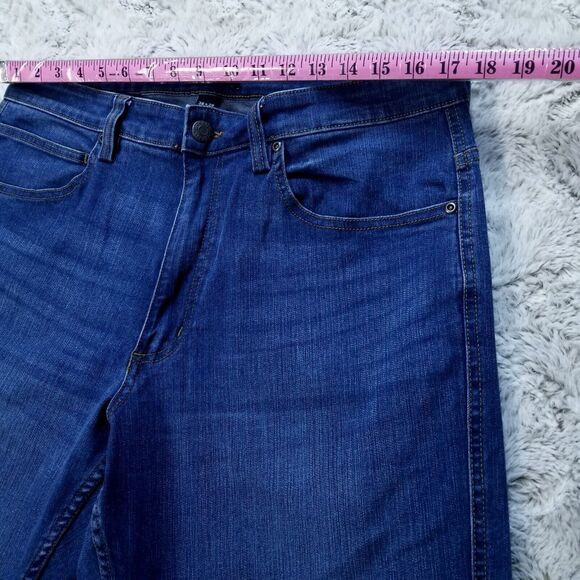 Kirkland Signature Jeans Mens Size 36x29 Blue Regular Straight Dark Wash Denim - Picture 3 of 10